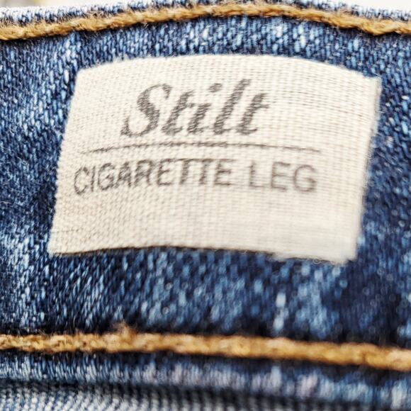 Adriano Goldschmied AG The Stilt Cigarette Leg Blue Jeans Women's 27 Made in USA - Picture 6 of 9